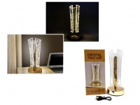 Lampka z 3 trybami światła, dotykowa TUBA 23x9,5 cm ZŁOTA