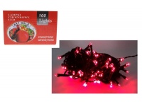 Lampki choinkowe 100 LED 8m - CZERWONE