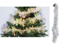 Girlanda, łańcuch CHOINKOWY holograficzny 2m