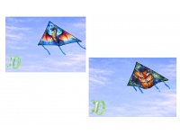 Latawiec KOLOROWY, sznurek z uchwytem 110x56 cm