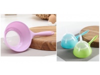 Lejek plastikowy z sitkiem i rączką 34x18 cm mix kolor