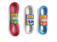 Linka do bielizny z wkładem stalowym 20 m 3 mm mix kolor