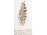 Liść pojedynczy PALMA na piku wys. 43 cm ZŁOTY - 1 szt