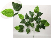 Liść 5-ramienny OLCHA 68 cm zielony z jasnym liściem u góry - 1 szt