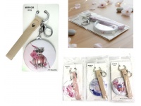 Lusterko, brelok z zawieszką na blistrze 15x8 cm - mix wzorów