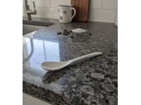 Łyżka, podstawek pod łyżkę ceramiczny 12,5x2,5 cm