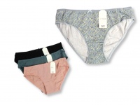 Majtki damskie DYANA gładkie i w kwiaty MIX no: 6313 - 1 szt