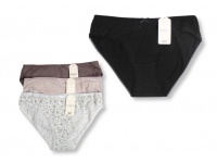 Majtki damskie DYANA gładkie i w kwiaty mix no: 6305 - 1 szt