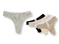 Majtki, stringi damskie MEDOOSI gładkie z CYRKONIAMI SERCA no: 3354- 1 szt