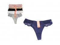 Majtki, stringi damskie MEDOOSI z koronką PASKI no: 50251 - 1 szt