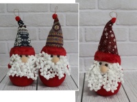 Figurka świąteczna bożonarodzeniowa MIKOŁAJ styropianowy 27 cm