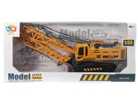 Maszyna budowlana DŹWIG gąsienicowy w kartonie 29x14x9 cm