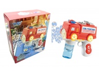 Maszynka, pistolet do baniek mydlanych FIRE TRUCK 17x15 cm