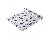 Mata ochronna do szuflady, do szafki, na stół, blat 45x120 cm CZARNE DRZEWA