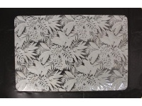 Mata stołowa- tw. sztuczne prostokątna SZARA 45x30 cm