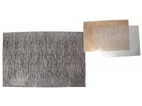 Mata stołowa- tw. sztuczne prostokątna 45x30 cm CIENKIE LINIE z przezroczystą folią 4 kolory - mix