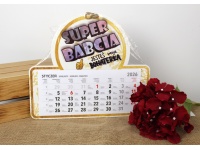 mdf Kalendarz 33x31 cm Super Babcia jesteś moją bohaterką #8