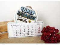 mdf Kalendarz 33x31 cm Super Dziadek jesteś moim bohaterem #9