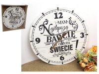 mdf Zegar 30 cm Mam Najlepszą Babcię na całym świecie! #14