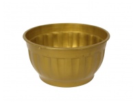 Misa falbanka *15* 14,5x10x8 cm ZŁOTA