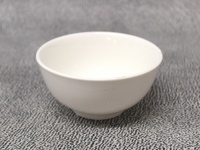 Miska, salaterka ceramiczna 11,5x6 cm BIAŁA