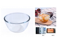Miska, salaterka ŻAROODPORNA szklana 20 cm TRANSPARENTNA