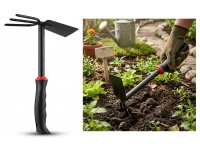 Motyka ogrodowa 2w1 PAZURY, KOPACZKA 27x18,5 cm