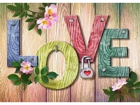 Mozaika diamentowa LOVE 30x40 cm S9990