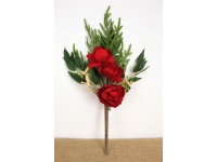 mp Bukiet piankowy RÓŻA 70 cm (3 kwiaty 12-9 cm) CZERWONA