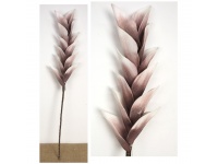 mp Kwiat Z LIŚCI YUCCA piankowy wys. 85 cm (kwiat 38 cm) BRUDNY RÓŻ