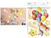 Naklejki na ścianę, piankowa MYSZKA na blistrze 48x31,5 cm