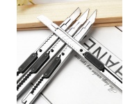 Nóż, nożyk do tapet, tapeciak ze stali nierdzewnej do listów, gilotyna do papieru 13x1 cm - 1 szt