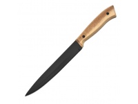 Nóż powlekany z drewnianą rączką 34x2,5 cm ostrze 20 cm