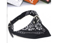 Obroża dla psa, zwierząt z bandamką 45x2 cm CZARNA