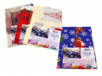 Obrus ceratowy, cerata świąteczna BOŻONARODZENIOWA 100x140 cm MIX WZORÓW - 1 szt