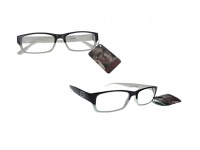 Okulary do czytania BIAŁO-CZARNE (+1,5) - 1 szt