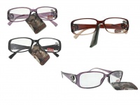 Okulary do czytania CIENIOWANE, GŁADKIE (+2,5) - 1 szt