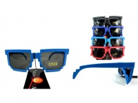 Okulary przeciwsłoneczne dziecięce, plastikowe oprawki (mix kolor) GRA - 1 szt #0009