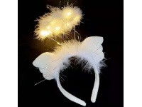 Opaska na głowę AUREOLA świecąca 23x22 cm - 1 szt