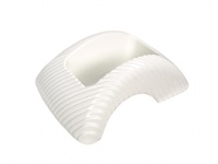 Osłonka, doniczka GARBI 23x16x7 cm - Biała