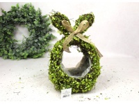 Osłonka, kosz mech, gałązki listki USZY ZAJĄCA 30x21x13 cm