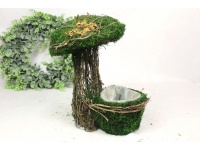 Osłonka mech, gałązki GRZYB 33x25x20 cm