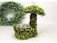 Osłonka mech, gałązki listki GRZYB 25x26x18 cm