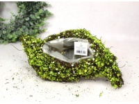 Osłonka mech, gałązki listki ŁEZKA 39x16x7 cm