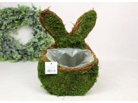 Osłonka mech, gałązki USZY ZAJĄCA 30x20x9 cm