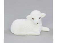 Owca flokowana 16x10 cm