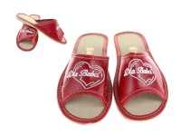 b Pantofle, kapcie DLA BABCI czerwone 36-41 (B1) - 1 para