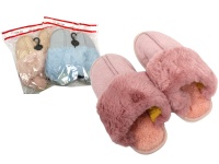 Pantofle, kapcie damskie FUTRZANE ocieplane (E185) 37-42 - 1 para