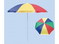 Parasol plażowy ogrodowy średnica 1,6 m (wys. 110-170 cm) TĘCZOWY