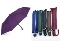 Parasol składany, JEDNOKOLOROWY 8 drutów automatyczny (śr. 95 cm, dł. 55 cm) - mix kolor